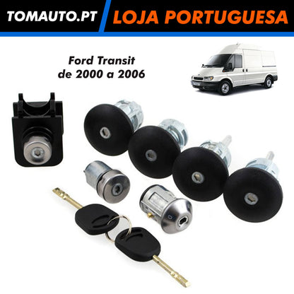 Conjunto de cilindros de fechadura de porta Ford Transit 1C1AV22050BA