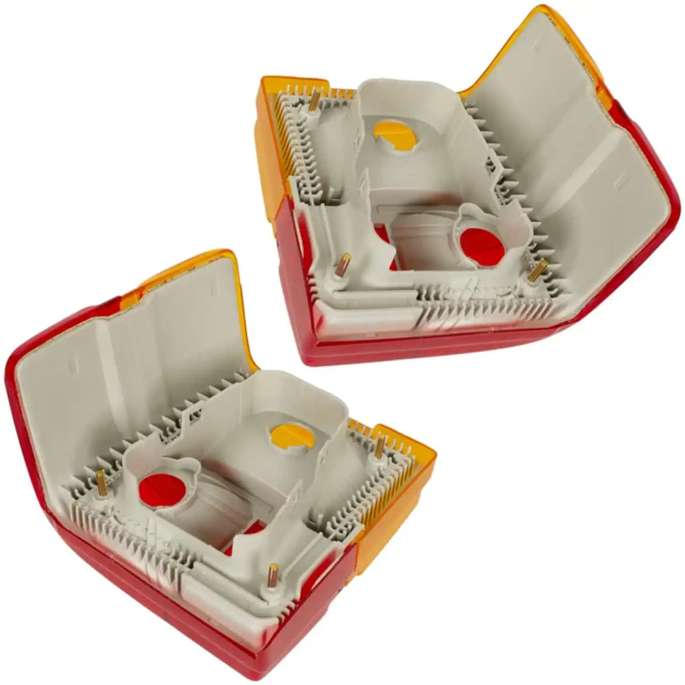 Conjunto de farolins traseiros exteriores para AUDI 100 C3 de 1982 a 1990 e AUDI 200 C3 de 1983 a 1991, com duas peças aftermarket para montagem esquerda e direita, sem porta-lâmpadas nem lâmpadas