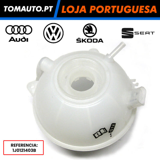 Depósito Agua Radiador Audi, VW e Skoda - 1J0121403B