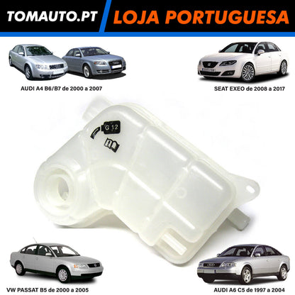 Depósito Expansão Audi B6/B7, A6 C5, Seat Exeo e VW Passat B5 - 8E0121403