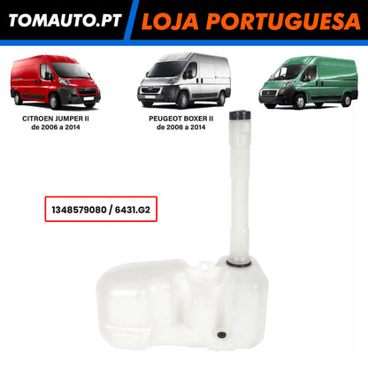 Depósito Limpa Vidros Fiat Ducato, Citroen Jumper e Peugeot Boxer - 1348579080 / 6431.G2