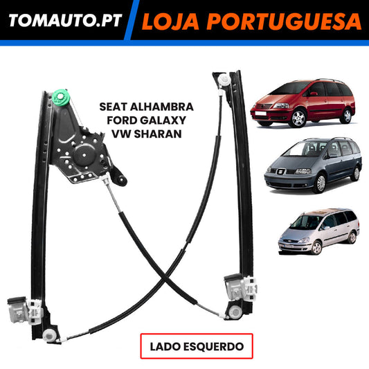 Elevador de Vidro Elétrico Frente Esquerda Ford Galaxy VW Sharan Seat Alhambra