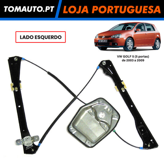 Elevador Vidro Frente Esquerdo VW Golf V 5 Portas (03-09) - 1K4837461