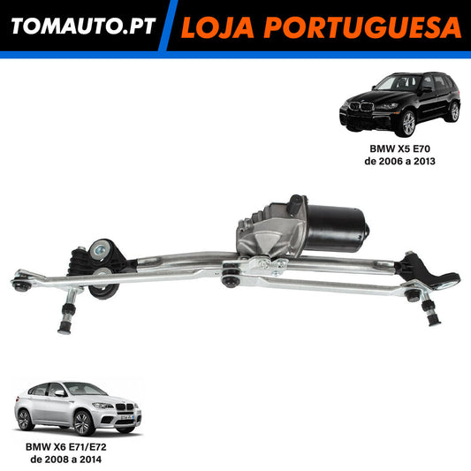 Engrenagem de limpa-vidros de frente + motor para BMW X5 E70 / X6 E71 E72