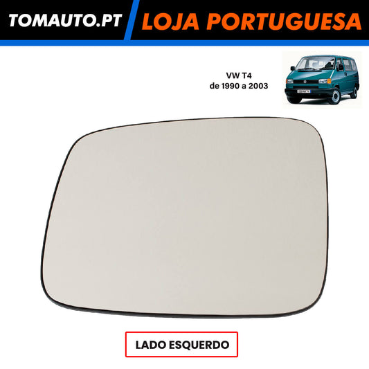 Espelho de retrovisor esquerdo aquecido para VW T4