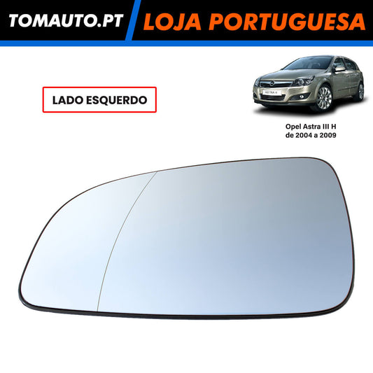 Espelho retrovisor esquerdo elétrico Opel Astra III H