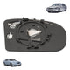 Espelho de vidro de retrovisor esquerda Mercedes Classe C W203 W211 - imagem 2