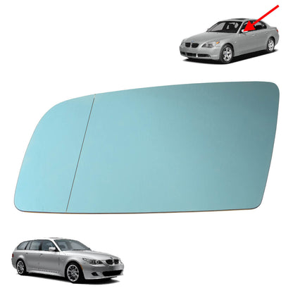 Espelho de vidro de retrovisor exterior BMW Serie 5 E60 E61 de 2003 a 2010