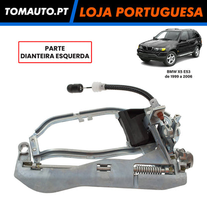 Estrutura Puxador Porta Frente Esquerda BMW X5 E53 51218243615