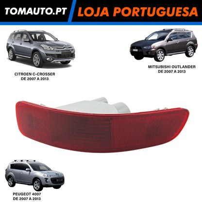 Farolim Nevoeiro Traseiro Direito Mitsubishi Outlander, Peugeot 4007 e Citroen C-Crosser (07-13) - 8352A005