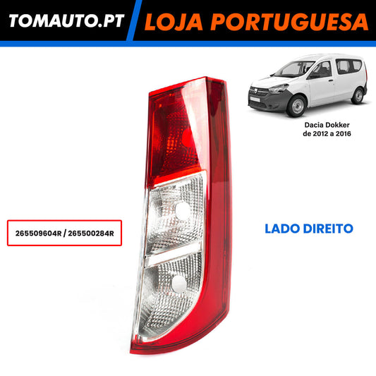 Farolim Traseira Direita Dacia Dokker (12-16) - 265509604R / 265500284R