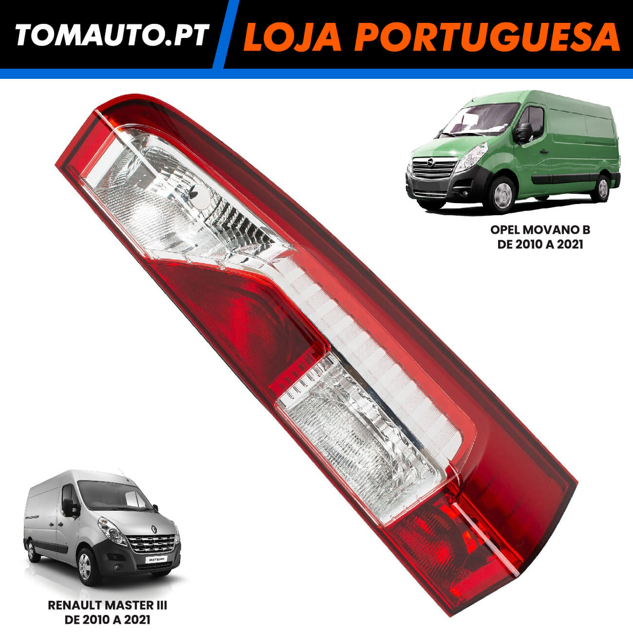 Farolim Traseiro Direito Renault Master III (10-21) - 265500023R