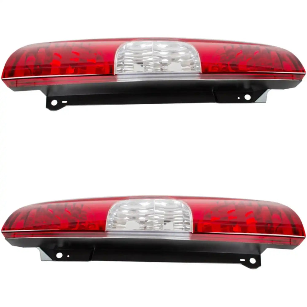 Farolim traseiro esquerdo para FIAT DOBLO I Facelift de 2005 a 2010, com ótica vermelha e branca, sem porta-lâmpadas nem lâmpadas, referência OEM 51755145