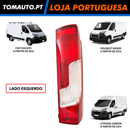 Farolim Traseiro Esquerdo Fiat Ducato, Citroen Jumper e Peugeot Boxer (14-) - 1380672080 / 71778510 / 1612401680