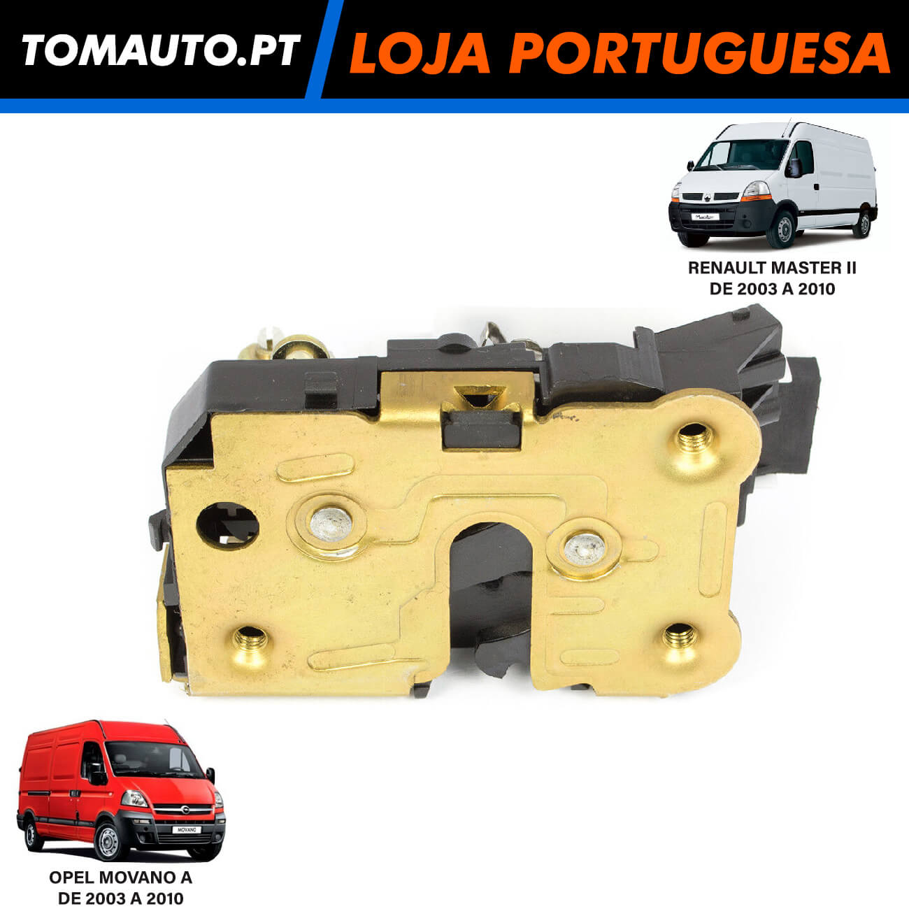 Fechadura Porta Frente Direita Opel Movano A (03-10) - 8200147149R