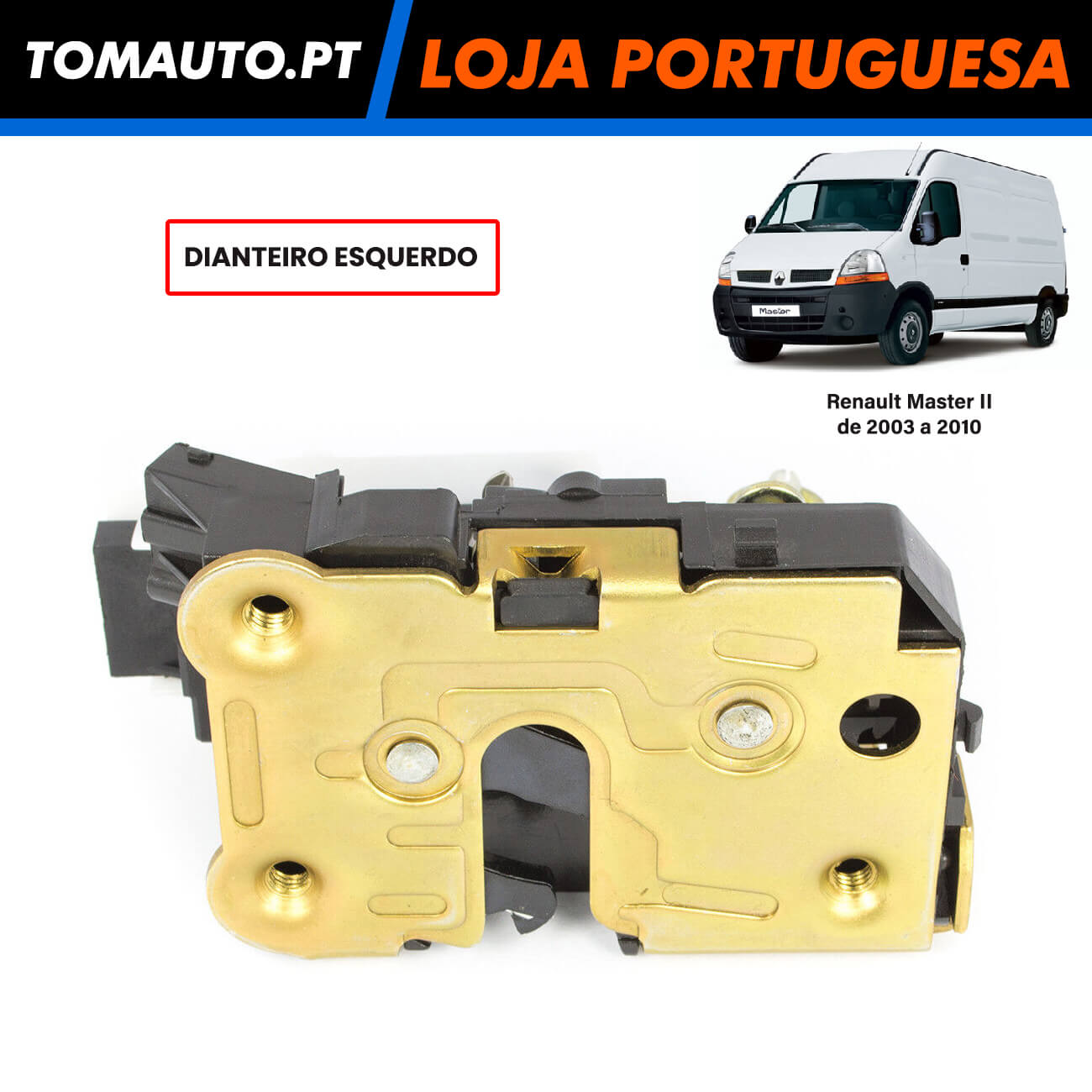 Fechadura porta frente esquerdo com electrocomando Renault Master II 8200147149L