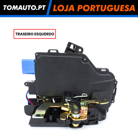 Fechadura Porta Trás Esquerda VW Golf 5, Jetta, Touareg e Touran OEM 7L0839015
