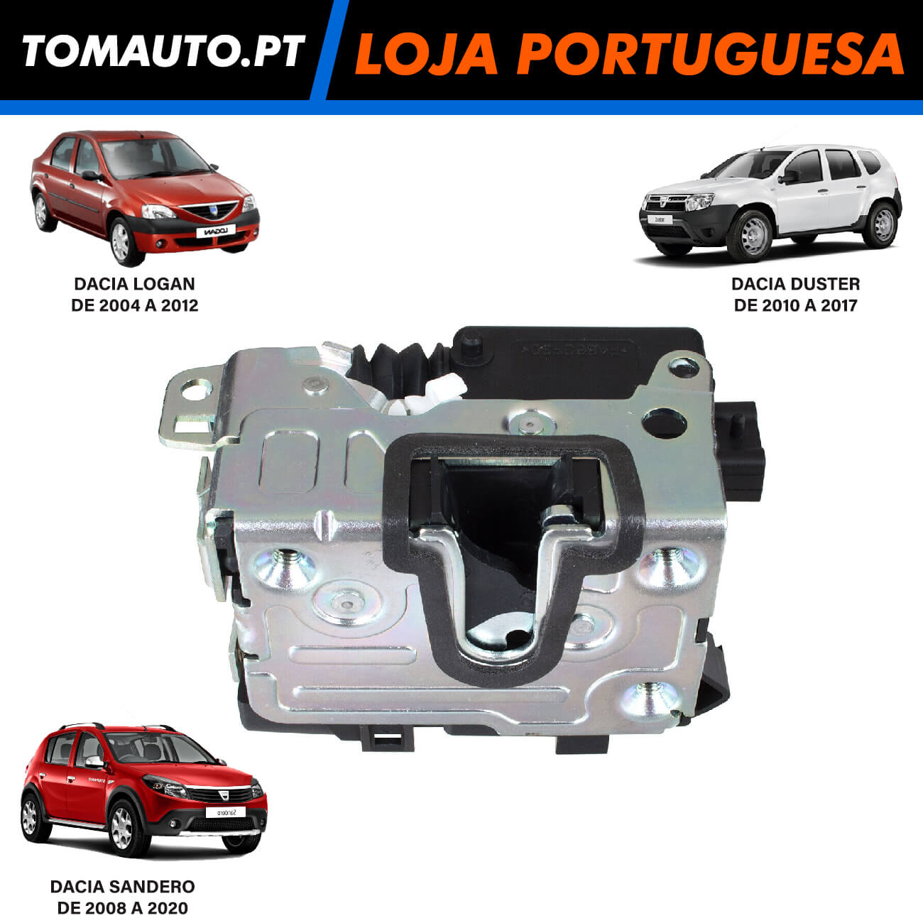 Fecho Frente Esquerdo Dacia Duster, Logan e Sandero - 8200735227