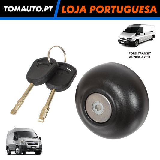 Fecho Tanque Combustível + 2 Chaves Ford Transit (00-14) - 1715043 / 9C119K163AA