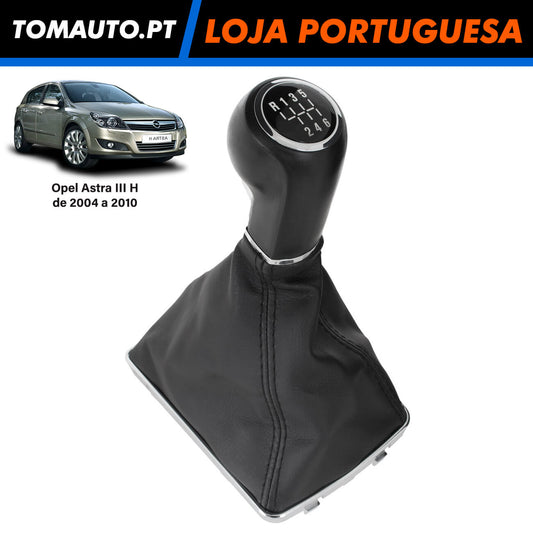 Alavanca de 6 velocidades com fole para Opel Astra H