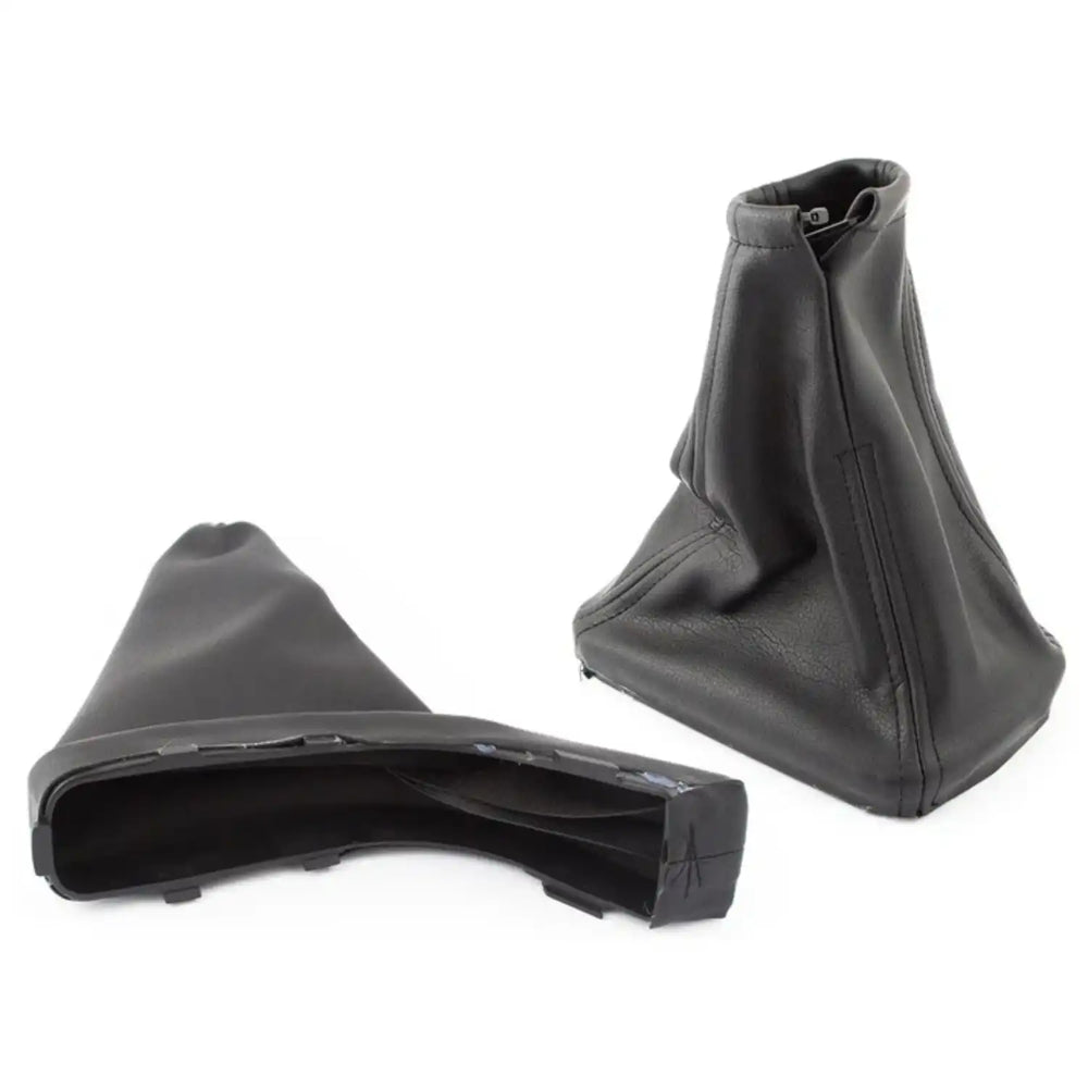 Conjunto de foles pretos para a consola central do OPEL ASTRA G, compatível com caixa manual, com molduras para alavanca de velocidades e travão de mão
