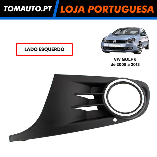 Grelha Frontal Esquerda de Luz de Nevoeiro VW Golf 6 Hatchback