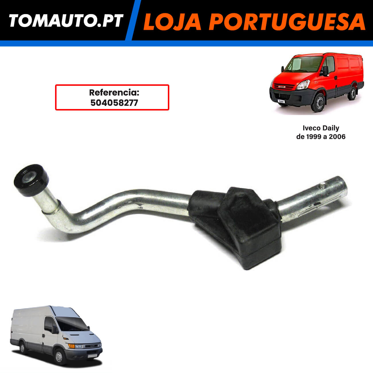 Guia Superior Porta Corrediça Direita Iveco Daily (99-06) - 504058277