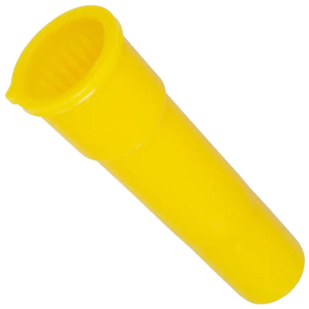 Guia da vareta do óleo para VW TRANSPORTER T5, CARAVELLE e MULTIVAN 2.5 TDI, em plástico amarelo, referência OEM 070115629K