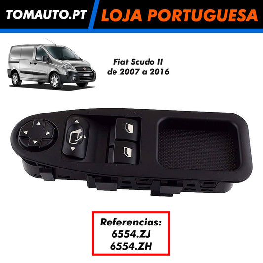 Interruptor Comando Vidros Fiat Scudo 6554.ZJ 6554.ZH