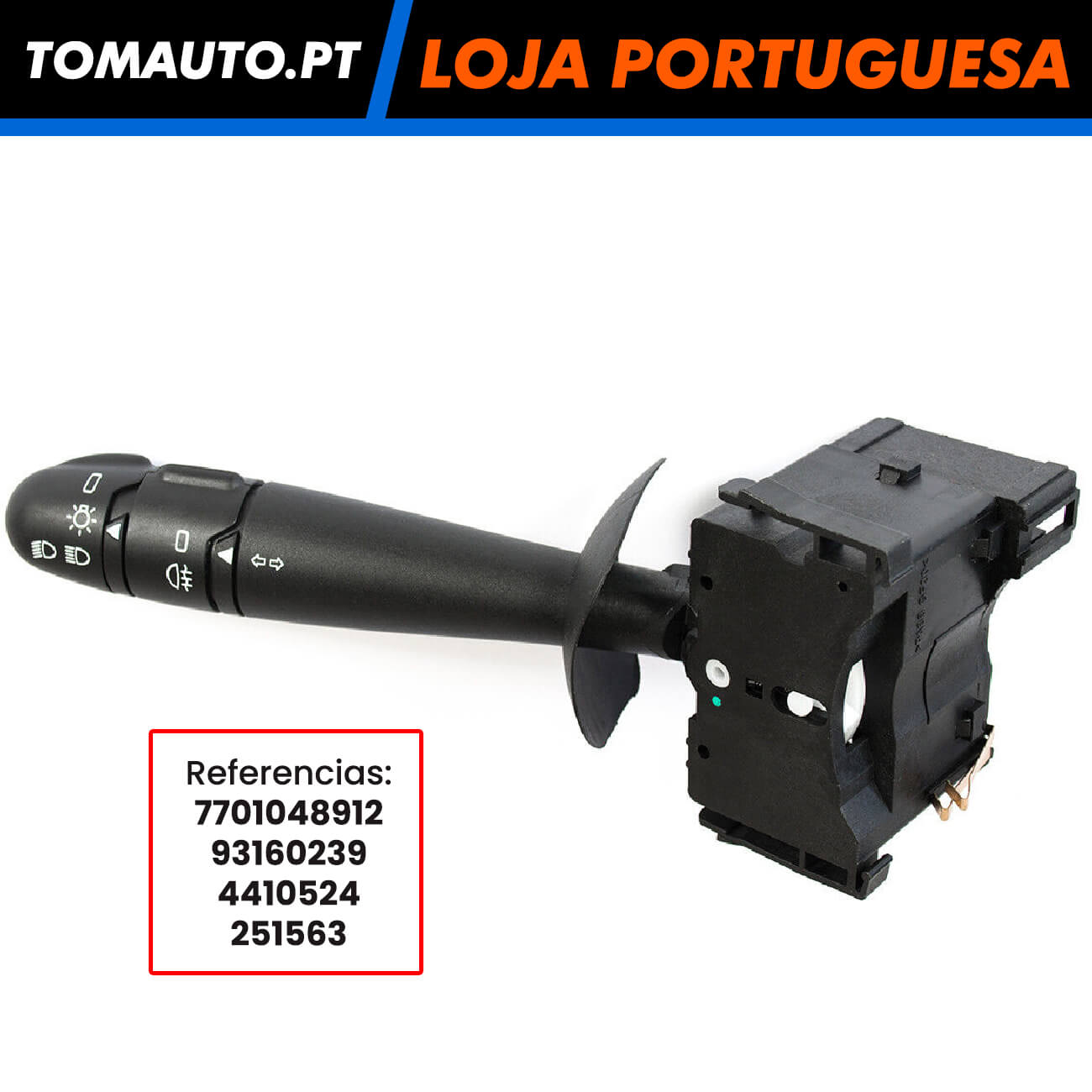 Interruptor de luz intermitente Renault, Opel, Nissan OE 7701048912 - 93160239 - 4410524 - 251563