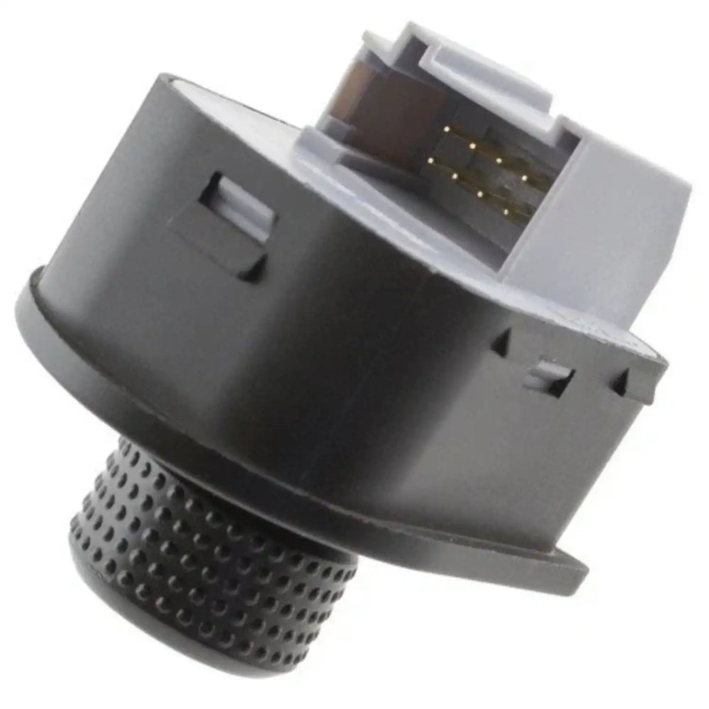 Interruptor dos retrovisores exteriores para VW, SKODA OCTAVIA I e SEAT LEON I, em preto acetinado, com ficha de 10 contactos e referência OEM 1J1959565C