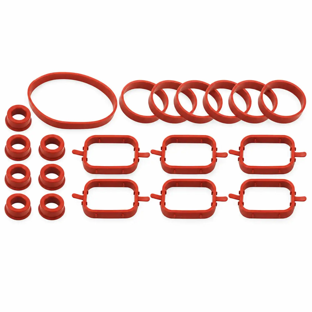 Conjunto de Vedantes do Coletor de Admissão com Anéis de Silicone Laranja BMW 13547792098