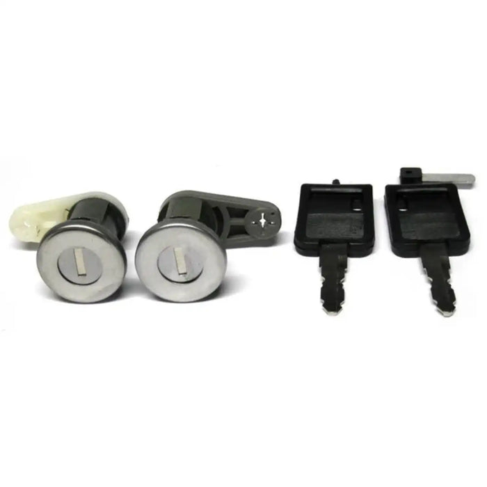 Kit de 2 canhões de fechadura para portas dianteiras do RENAULT CLIO II, lado esquerdo e direito, com 2 chaves iguais, referências OEM 7701349790 e 7701349791