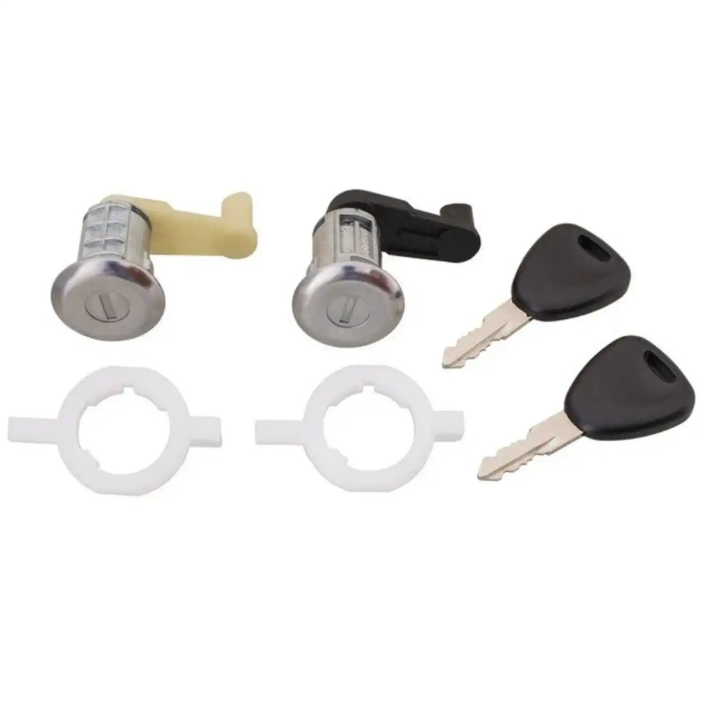 Kit de 2 canhões de fechadura com 2 chaves para RENAULT CLIO II, MÉGANE I e SCÉNIC I, portas dianteiras esquerda e direita, referência OEM 7701468981