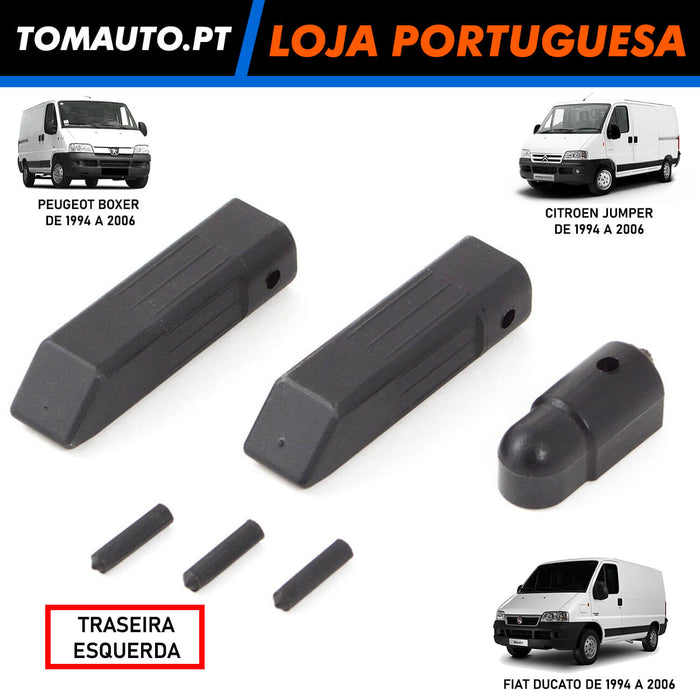 Kit de reparação fechadura da porta traseira esquerda para Fiat Ducato, Citroen Jumper, Peugeot Boxer