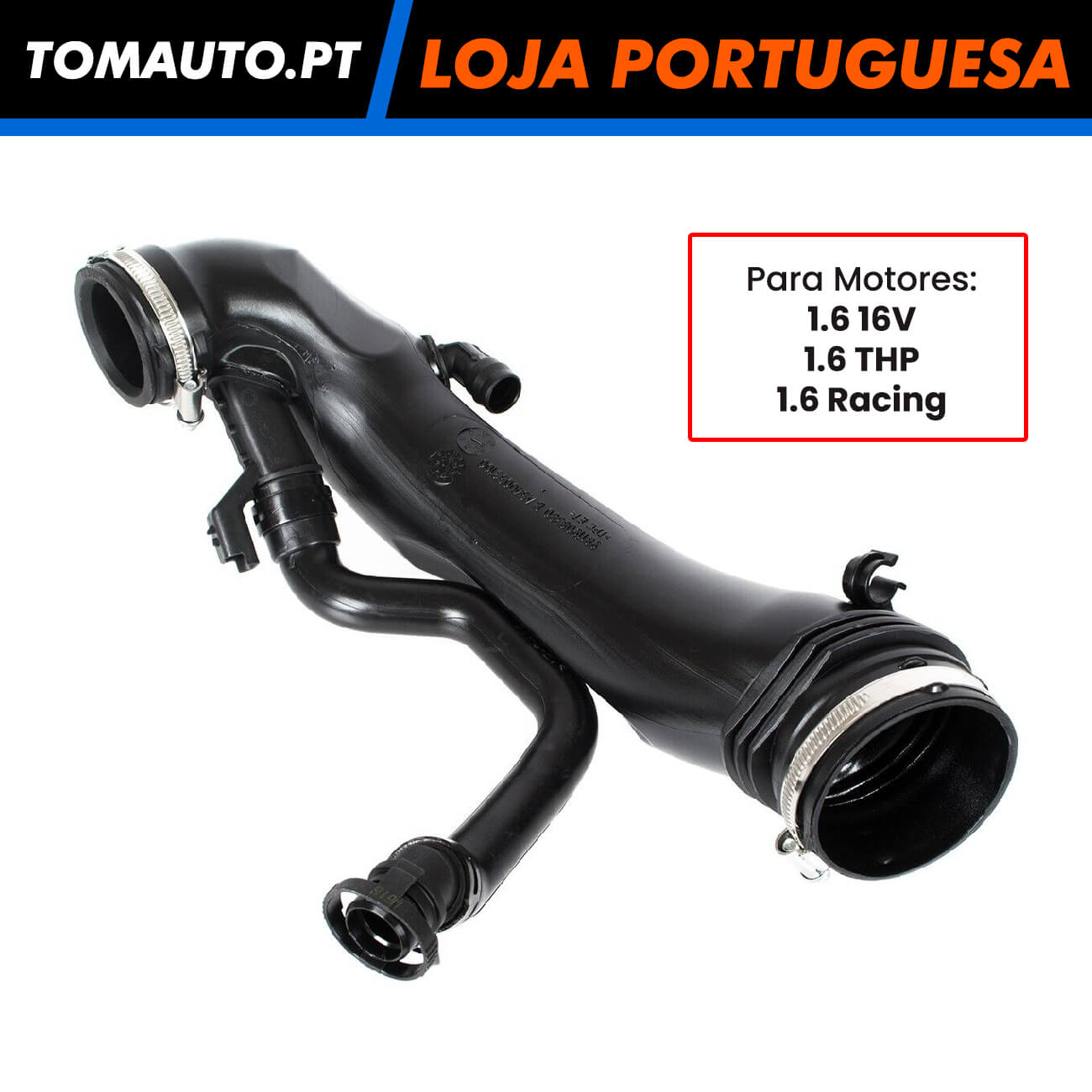 Mangueira de ar do Turbo Citroen C4 C5 DS3 DS4 DS5 Peugeot 207 308 508 3008