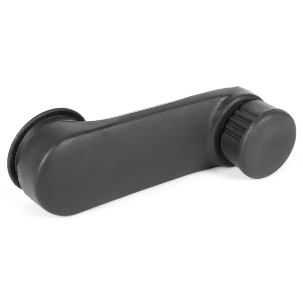 Manivela manual do vidro para RENAULT CLIO, MÉGANE, SCÉNIC e KANGOO, em plástico preto, para montagem esquerda ou direita, referência OEM 7700838511
