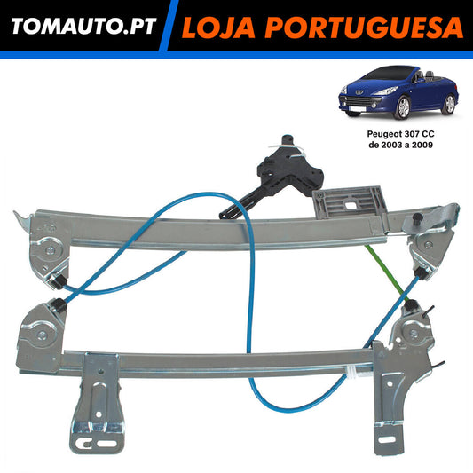 Mecanismo Elevador Porta Frente Esquerda Peugeot 307 CC 9221W0