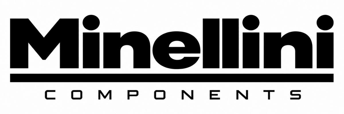Minellini Components sobre fundo claro