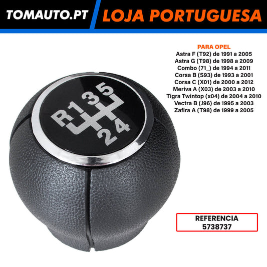 Moca 5 Velocidades Opel Astra, Combo, Corsa, Meriva, Tigra, Vectra e Zafira - 5738737