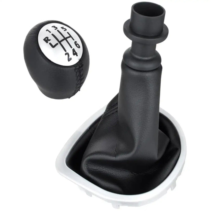 Kit de moca e fole da alavanca de 6 velocidades para RENAULT CLIO III e MODUS, em preto e cromado, referência OEM 8200438014