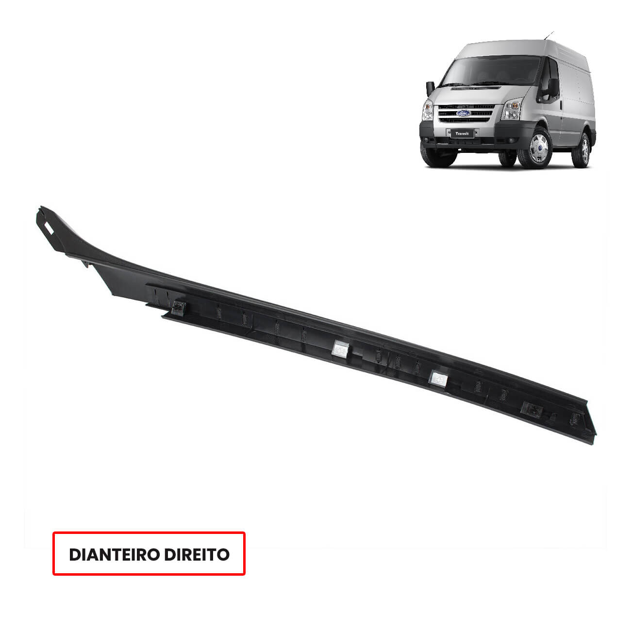 Moldura exterior direita Ford Transit 7