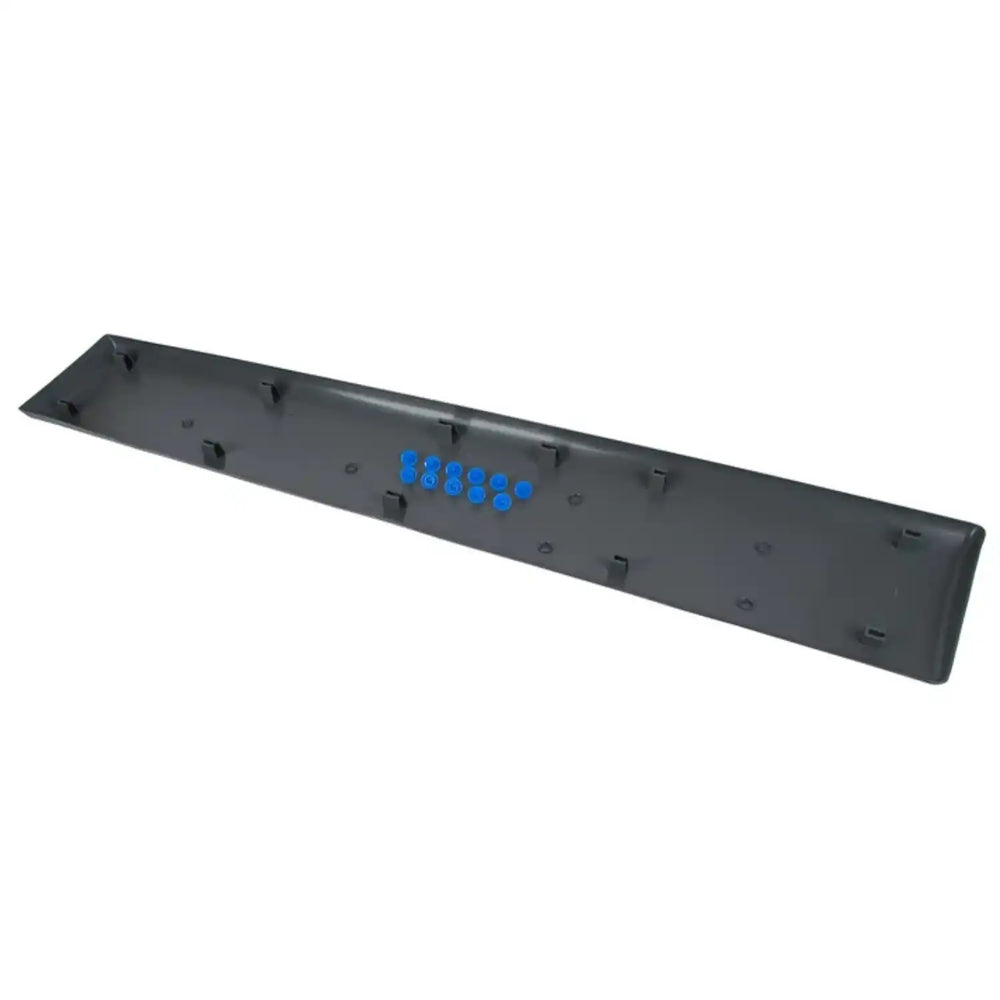 Moldura lateral de proteção da porta deslizante direita para OPEL VIVARO A, NISSAN PRIMASTAR X83 e RENAULT TRAFIC II, em preto, referências OEM 4408628 e 7685000QAB