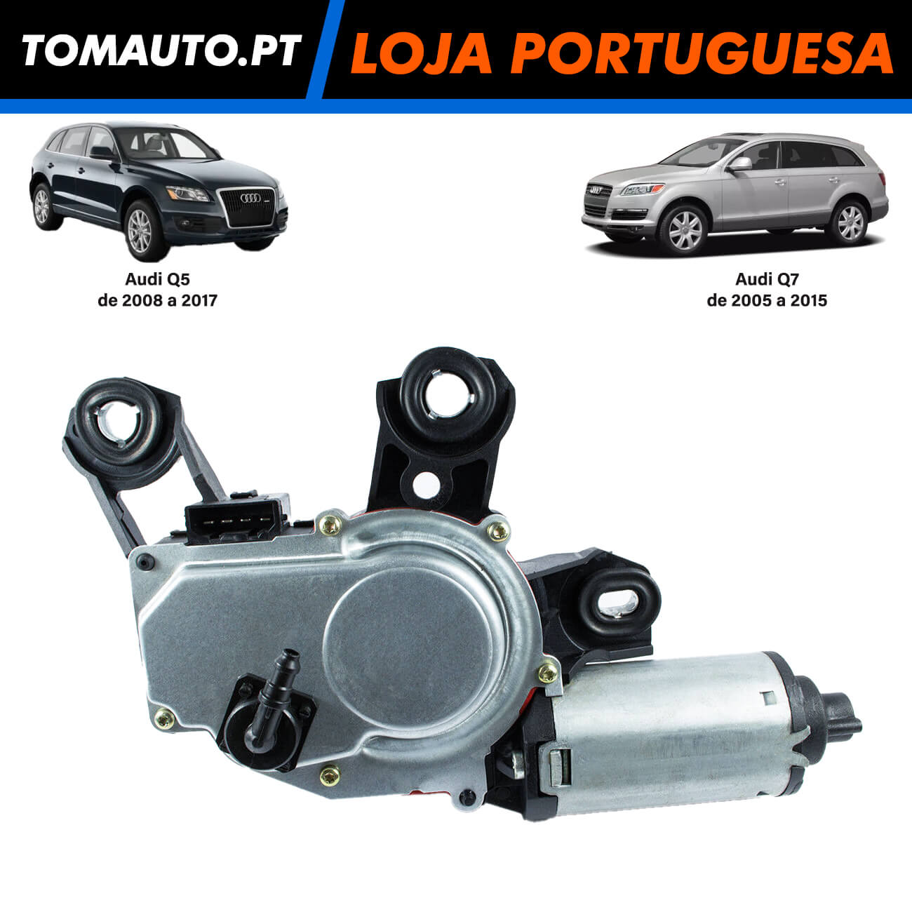 Motor Limpa-vidros Traseira Audi Q5 e Q7 - 8E9955711