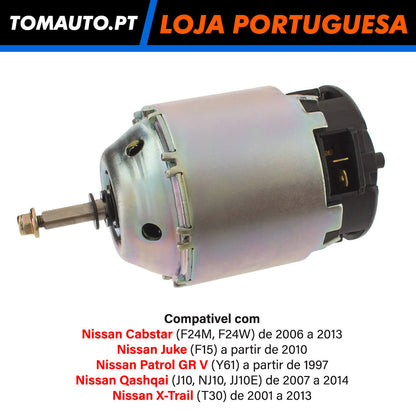 Motor Ventilador Nissan - 272009H600 / 3J11034300 / 272258H31C / 2727225JD00A