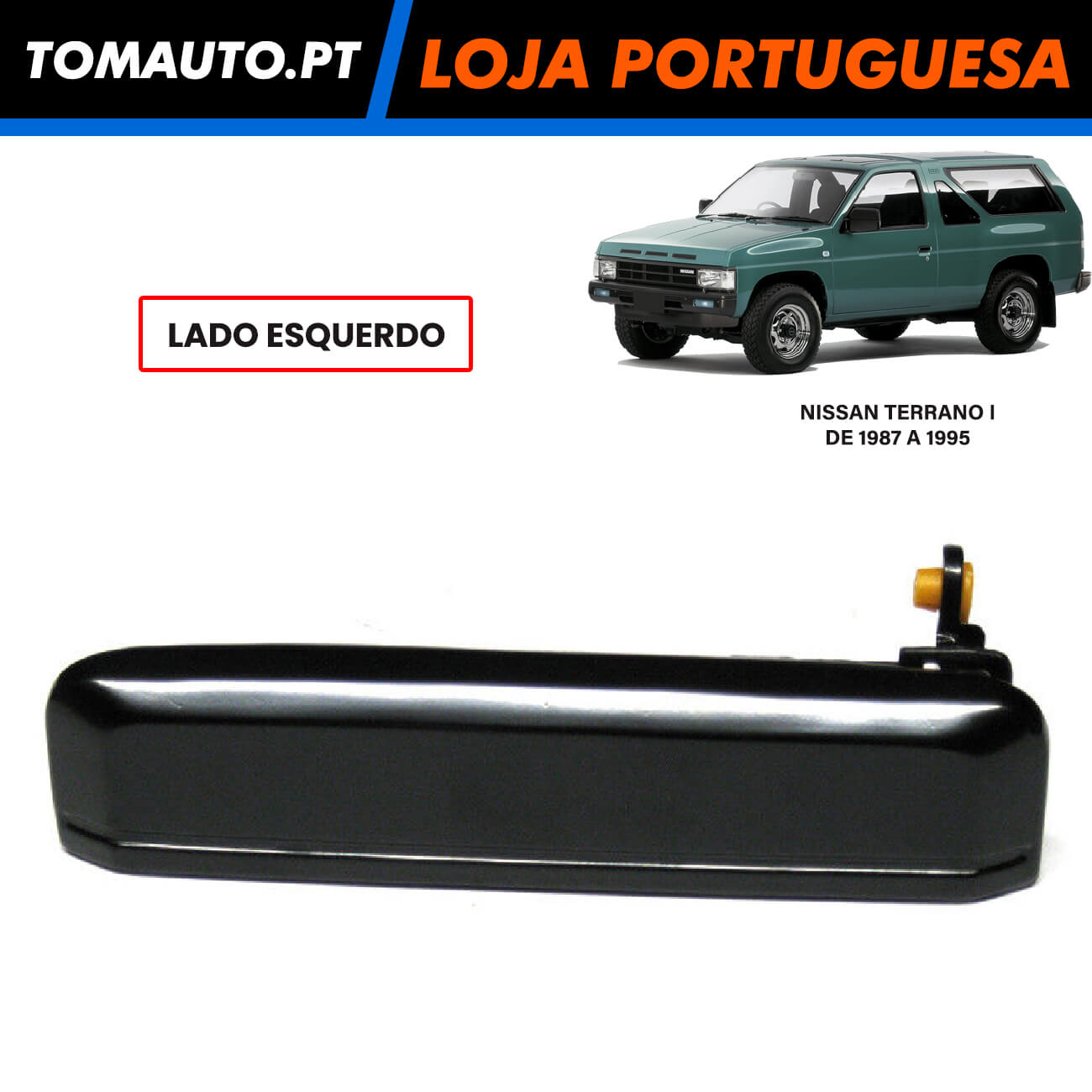 Pega Porta Frente Esquerda Nissan Terrano I (87-95) - 806070W000 / 806073W420 / 806073W42A