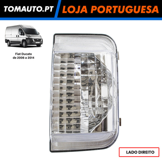 Pisca de espelho de retrovisor direito Fiat Ducato III de 2006 a 2014