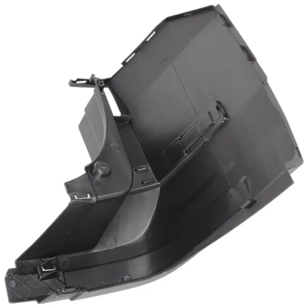 Proteção do canto traseiro esquerdo para VW CRAFTER II de 2016 a 2026, em plástico preto, sem aberturas para sensores, referência OEM 7C08073219B9