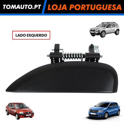 Puxador Exterior Porta Esquerdo Dacia Duster, Logan e Sandero OEM 8200735211 - 806070421R