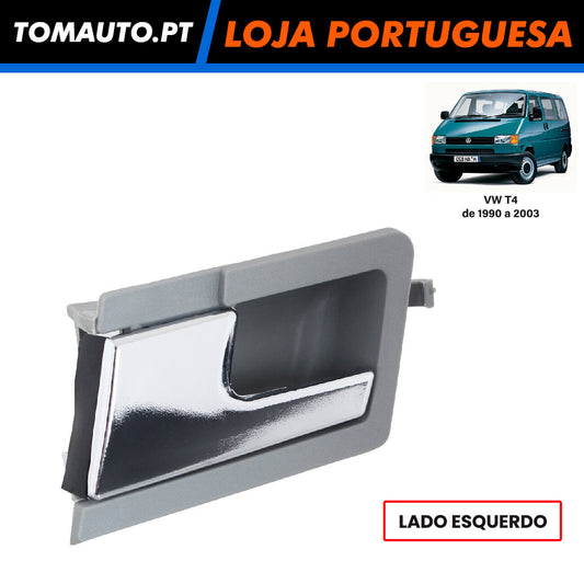 Puxador Porta Interior Cinza Frente Esquerda VW T4 de 1990 a 2003